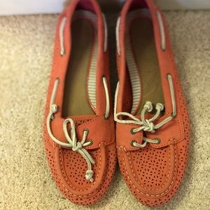Coral Lace Women’s Sperry’s Boat Shoes